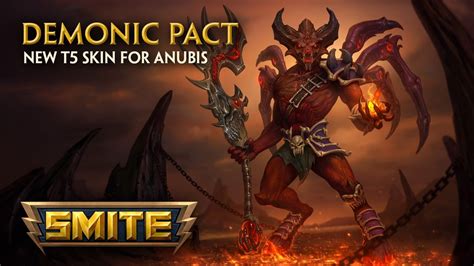 SMITE - New T5 Skin for Anubis - Demonic Pact - YouTube