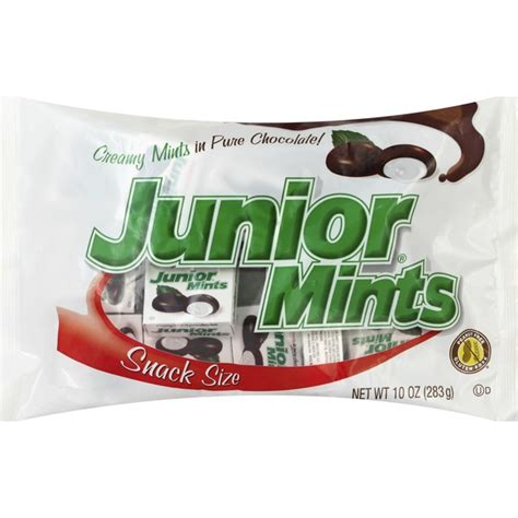 Junior Mints Creamy Mints, Snack Size (10 oz) - Instacart