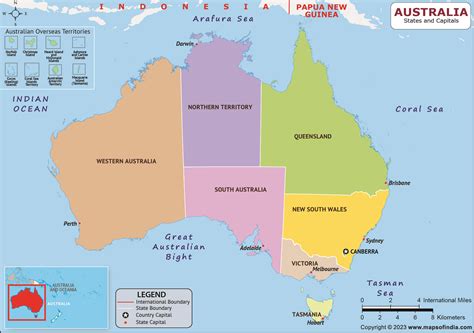 Australia Map With States And Capital Cities - Ariela Murielle