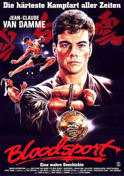 Movie poster of "Bloodsport" - 2467x3508px (DE)