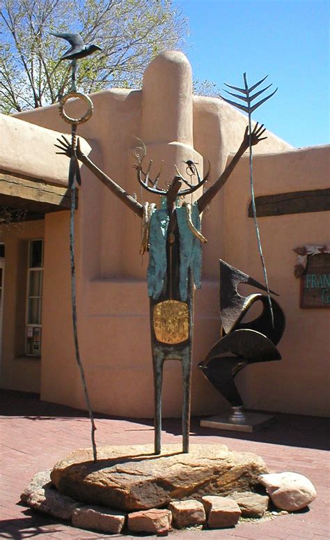 Entrance to the Folk Art Museum, Santa Fe, NM.....I so wish I had a backyard so house this guy ...