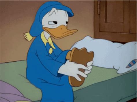 Donald Duck Sleepy GIF - Donald Duck Sleepy Time - Discover & Share GIFs