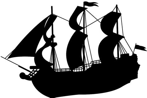 Pirate Ship Silhouette Free Vector Silhouettes | The Best Porn Website