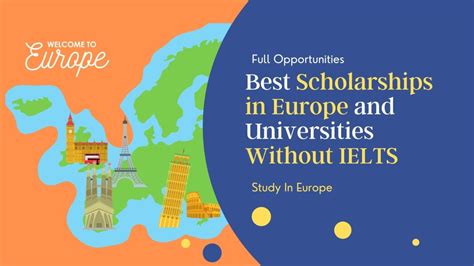 30 Best Scholarships in Europe & Universities Without IELTS