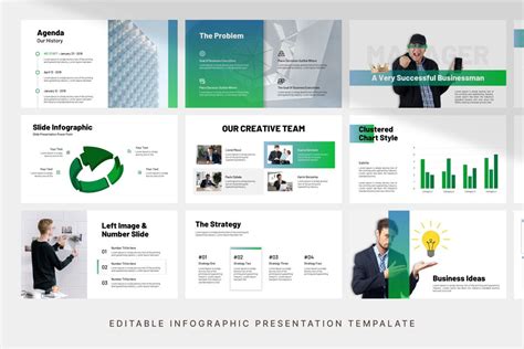 Green Business - PowerPoint Template | Presentation Template 100447