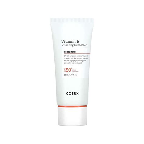 Cosrx Vitamin E Vitalizing Sunscreen SPF 50 50ml – KinsoKi