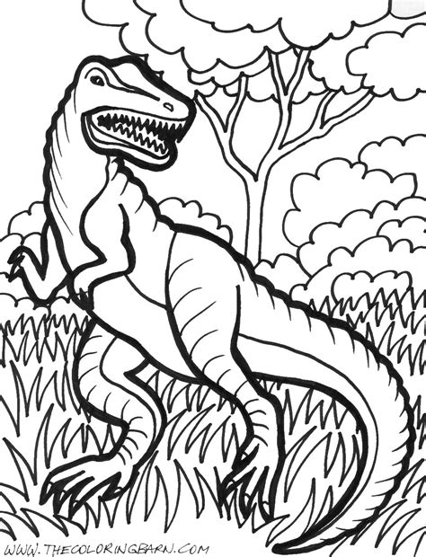 Printable Dinosaur Birthday Coloring Pages - Printable Templates