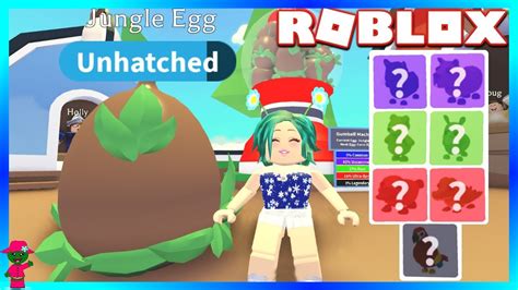 I HATCH MY FIRST JUNGLE EGGS! (Roblox Adopt Me) - YouTube