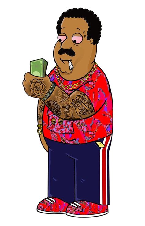 Gangster Cleveland, Family Guy | Cleveland show characters, Cartoon ...