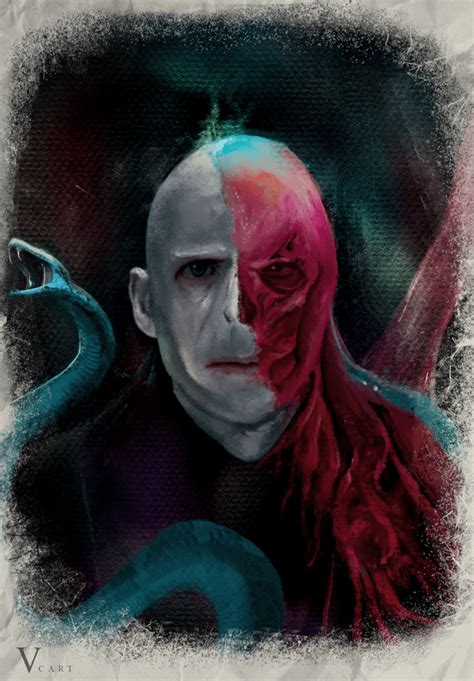 Couldn't help but notice a lot of similarities between Voldemort and Vecna (Art by me) : r ...