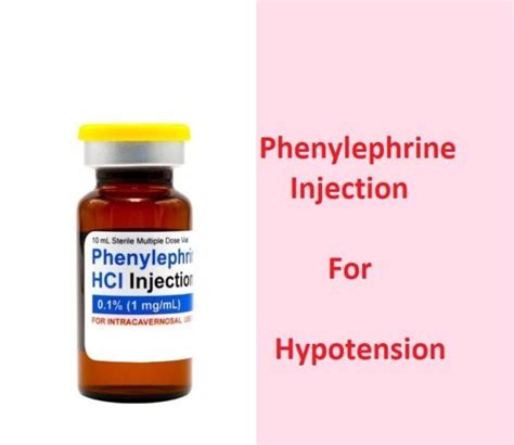 Phenylephrine Injection - Uses, Dose, Side effects, MOA, Brands