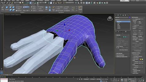 3ds Max] Character Modeling and Texturing : Part A- Modeling 010 (hand ...