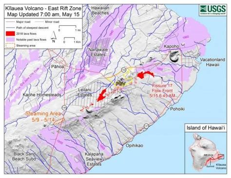 Kilauea Volcano Update: USGS Maps, Photos Show How Lava Coverage Has ...