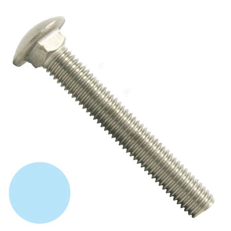 5/16"-18 x 3-1/2" Stainless Steel Carriage Bolt 18-8 | K.L. Jack