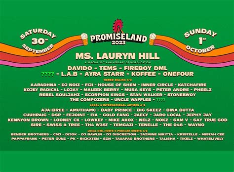 Ms Lauryn Hill to Headline Promiseland Festival 2023 - Spotlight Report