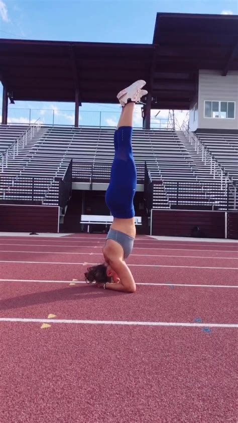 Lexiiii :) on TikTok | Workout challenge, Head stand, Running