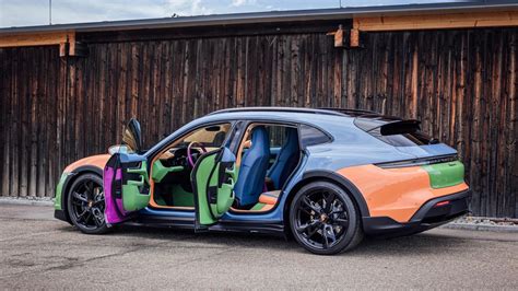 Porsche Taycan Cross Turismo by Sean Wotherspoon Debuts Untraditional Interior - CNET