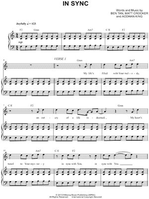 "IN SYNC" Sheet Music - 2 Arrangements Available Instantly - Musicnotes