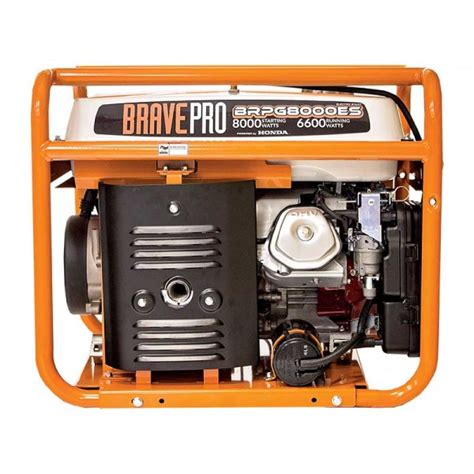 Brave 8,000 Watt Generator Honda 389cc 120/240AC / 12V DC BRPG8000ES