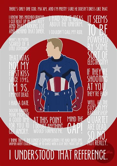 Captain America / The First Avenger quote poster by MacGuffin Designs ...