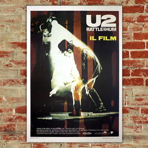 Original Movie Poster U2 Rattle And Hum Size: 100x140 CM | Etsy