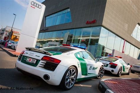 Audi R8 Dubai Police cars