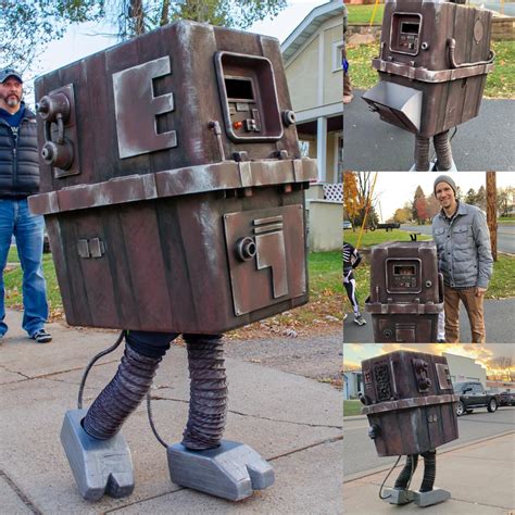 The Gonk Droid costume I made my son : r/StarWarsParents