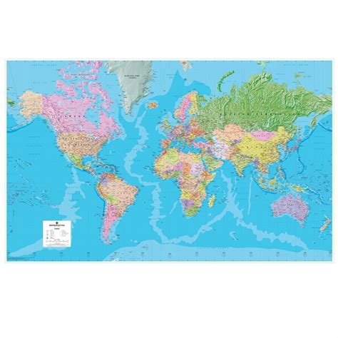 Wall Maps - Giant World Political Wall Map