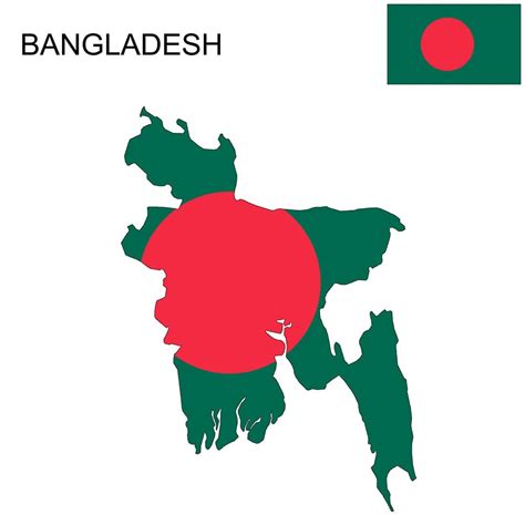 Bangladesh Flag Map and Meaning | Mappr