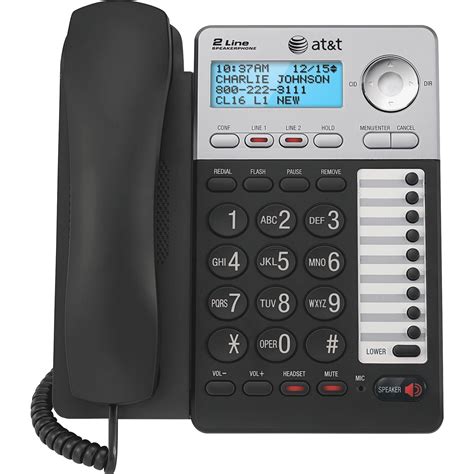 AT&T ML17929 Standard Phone - Black, Silver - Madill - The Office Company