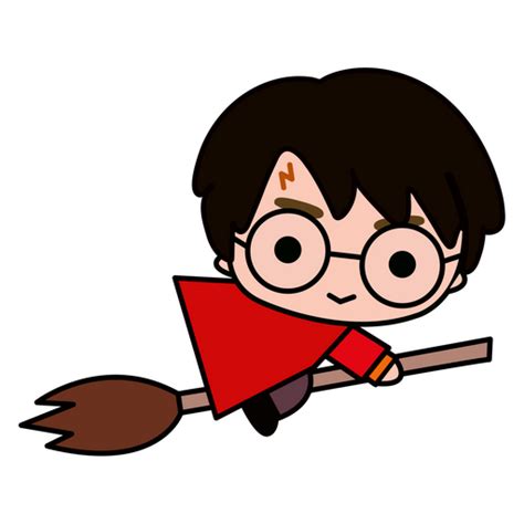 Harry Potter on Flying Broom Sticker - Sticker Mania