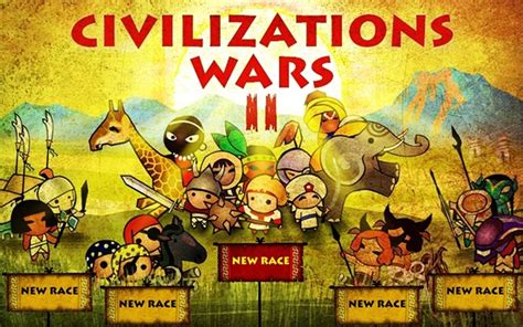 Civilization Wars, online game on Behance