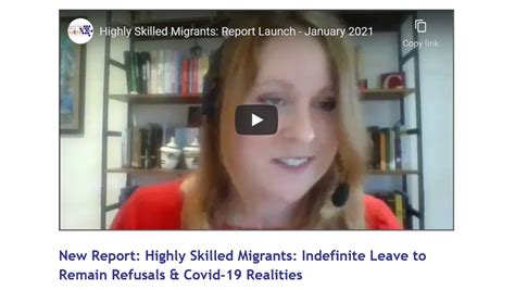 Watch again: Highly Skilled Migrants Report Launch - Migrants' Rights Network