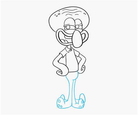 How To Draw Squidward Step By Step Easy