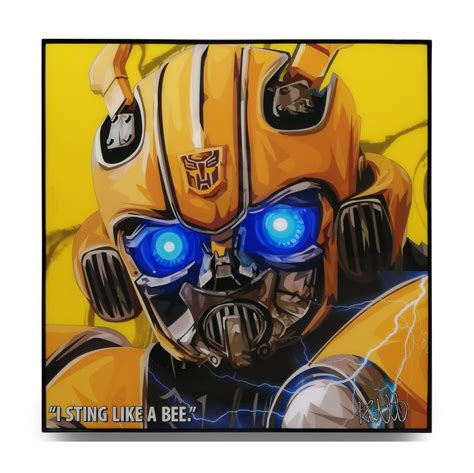 Bumblebee Pop Art Poster by Keetatat Sitthiket - Infamous Inspiration