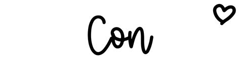 Con - Name meaning, origin, variations and more