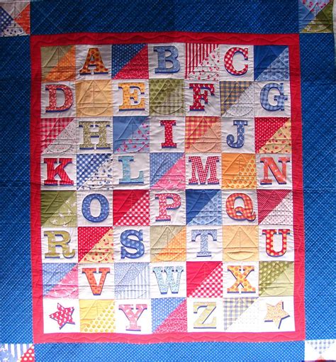 Quilt Vine: Alphabet Crib Quilt