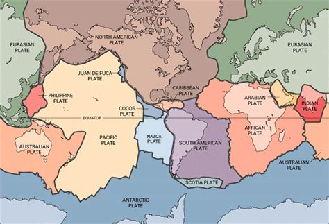 World Map Of Tectonic Plates – Interactive Map