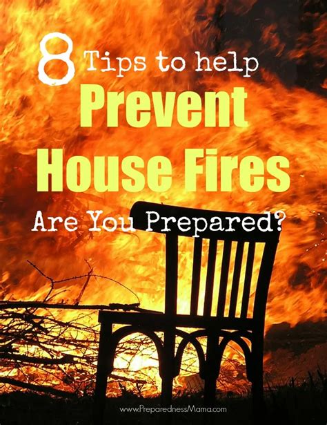 8 Tips to Prevent Home Fires | PreparednessMama