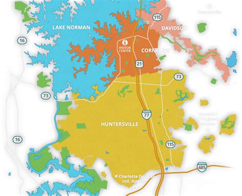 Lake Norman Nc Map - Zone Map