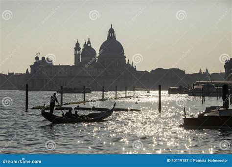 Gondola Tour at Sunset in Venice Editorial Photography - Image of italy ...