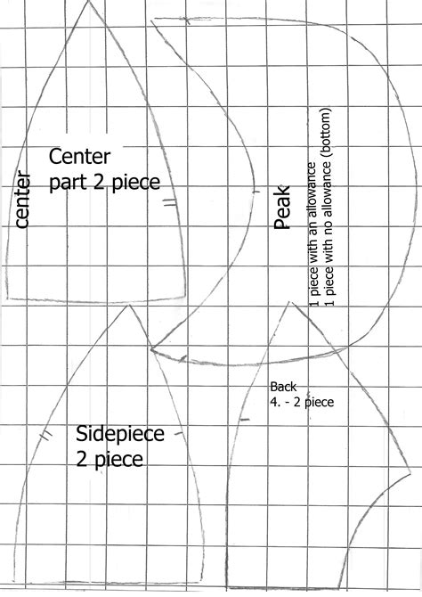 Welding cap pattern, Hat patterns to sew, Cap patterns