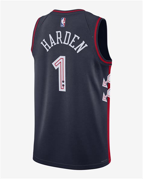 James Harden Philadelphia 76ers City Edition 2023/24 Men's Nike Dri-FIT NBA Swingman Jersey. Nike SK