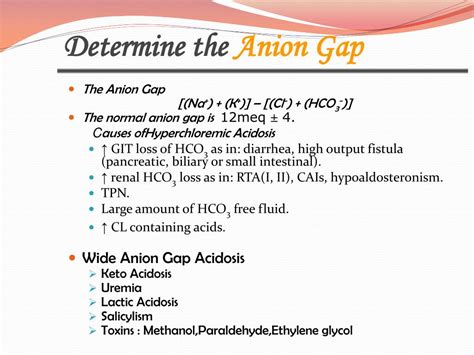 Understanding The Anion Gap Blood Test Results Hrf