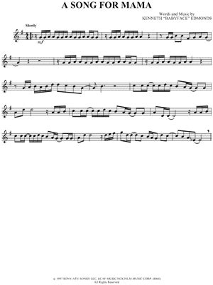 "A Song for Mama" Sheet Music - 9 Arrangements Available Instantly - Musicnotes