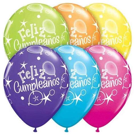 11' Feliz Cumpleanos Balloons (6ct) - Walmart.com - Walmart.com