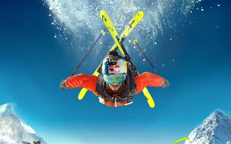 Steep Skiing 4K 5K Wallpapers | HD Wallpapers | ID #18560