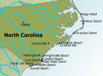 north-carolina-map-of-beaches-credit-nc-beach-map - Sandhills Sentinel