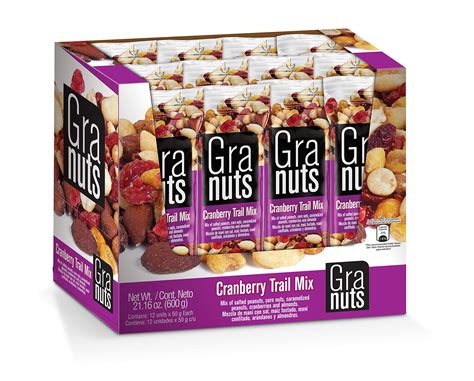 Granuts Cranberry Trail Mix | Caramelized Peanuts | Crunchy Corn Nuts + Almonds | Soft ...