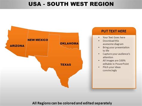 Southwest Region Map